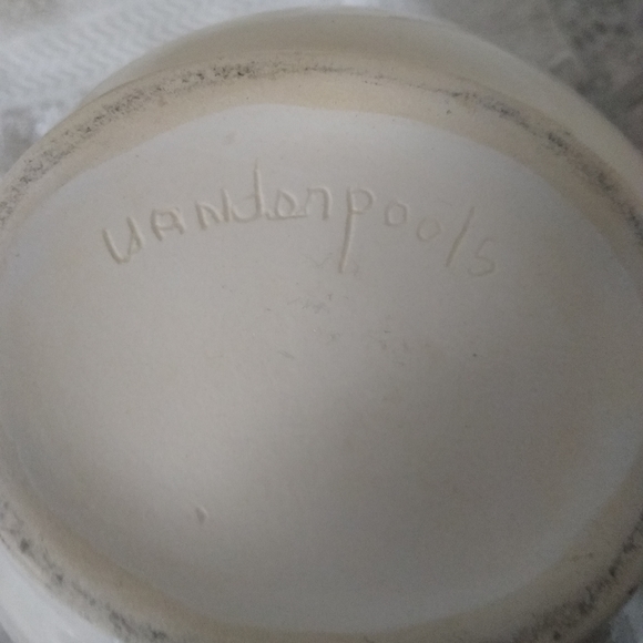 Vntg,  Arabia Style Glazed Bull Cow Pitcher/ Creamer Mid Century Modern, Signed - Picture 7 of 8